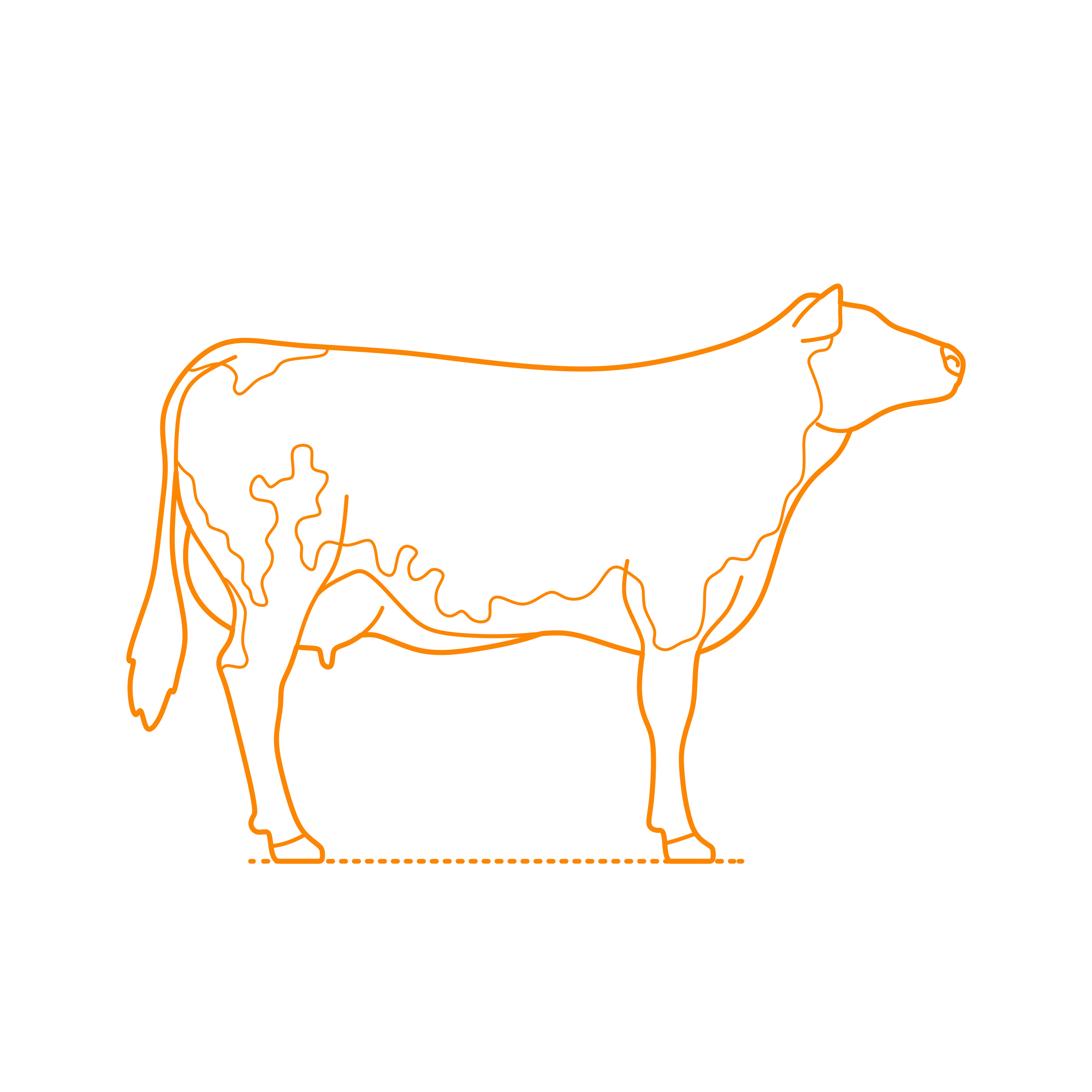 Animals Bovines Simmental Cattle Stencil Svg Design File Free Vectors